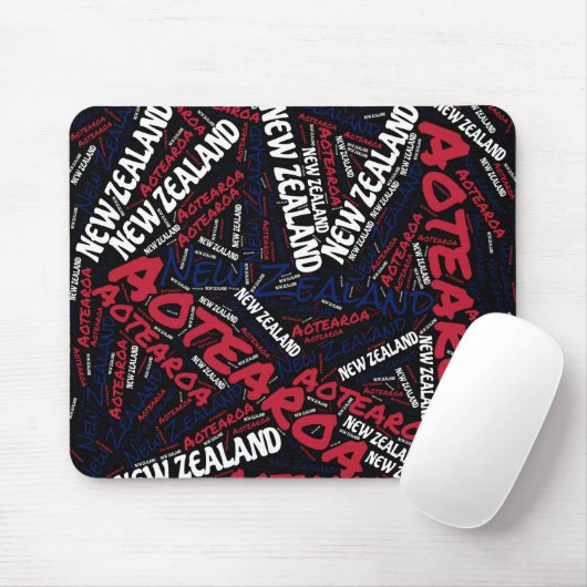 Wunderschöne neuseeländische Flaggenfarben Patriot Mousepad (Mit Mouse)
