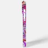 WUNDERSCHÖNE NIEDLICHE BLUME IN PINK, GOLD GLITZER Case-Mate iPhone HÜLLE (Rückseite / Links)