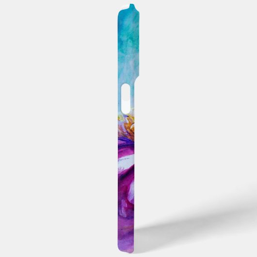 WUNDERSCHÖNE NIEDLICHE BLUME IN PINK, GOLD GLITZER Case-Mate iPhone HÜLLE (Rückseite / Rechts)