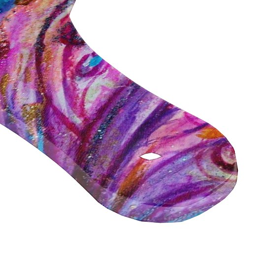 WUNDERSCHÖNE NIEDLICHE BLUME IN PINK, GOLD GLITZER SCHNEIDEBRETT (Ecke)