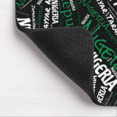Wunderschöne Nigeria Flag Farben Patriotic Mousepad (Ecke)