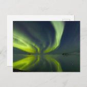 Wunderschöne Nordlichter Postkarte (Vorne/Hinten)