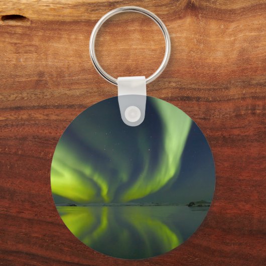 Wunderschöne Nordlichter Schlüsselanhänger (Vorderseite)