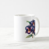 Wunderschöne Oblast- und Magenta-Orchidee Kaffeetasse (VorderseiteRechts)