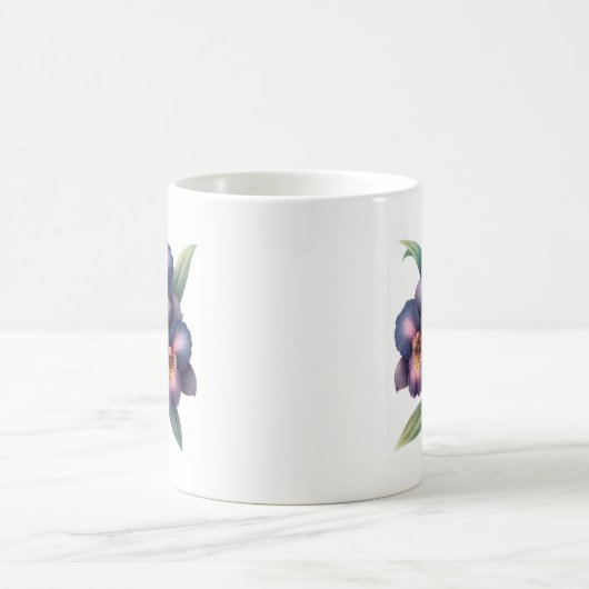 Wunderschöne Oblast- und Magenta-Orchidee Kaffeetasse (Mittel)
