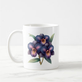 Wunderschöne Oblast- und Magenta-Orchidee Kaffeetasse