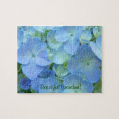 Wunderschöne Oma! Puzzles Blue Hydrangea Blume (Horizontal)