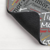 Wunderschöne Ost-Timor-Flaggenfarben Patriotik Mousepad (Ecke)