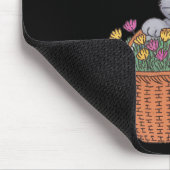 Wunderschöne Osterhütte mit Bysket der Blume Mousepad (Ecke)