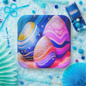 Wunderschöne Ostern-Papier-Teller Pappteller (Party)