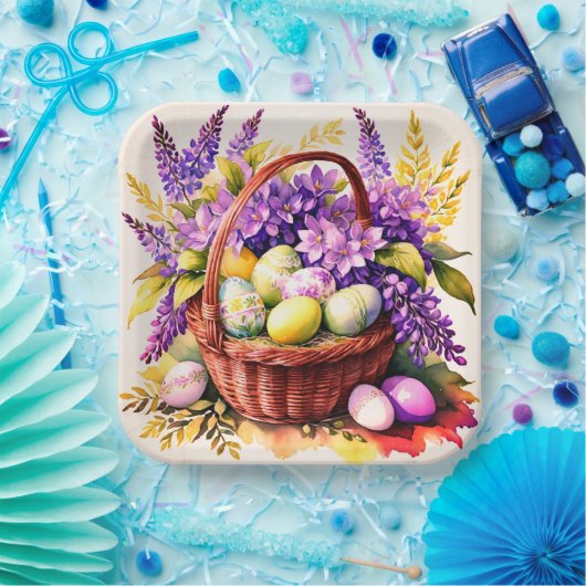 Wunderschöne Ostern-Papierteller Pappteller (Party)
