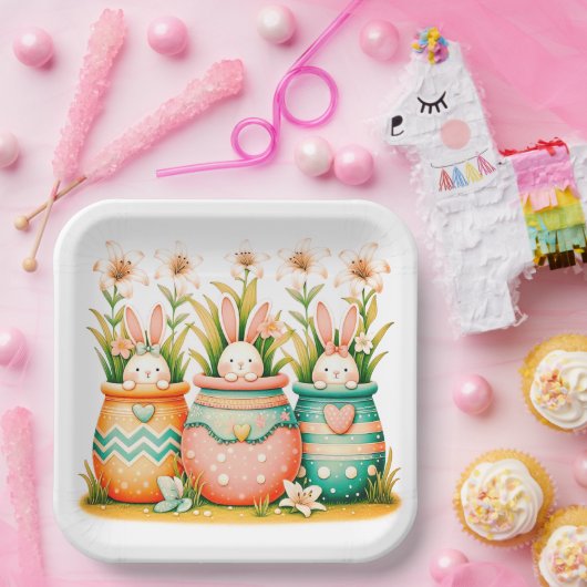 Wunderschöne Ostern-Papierteller Pappteller (Party)