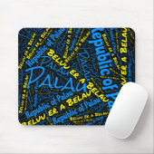 Wunderschöne Palau Flag Farben Patriotic Mousepad (Mit Mouse)