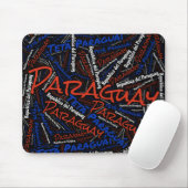 Wunderschöne Paraguay Flag Farben Patriotisch Mousepad (Mit Mouse)