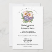 Wunderschöne Pastell-Calla-Lily-Hochzeit Einladung (Vorderseite)