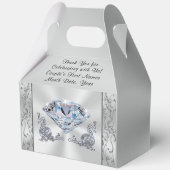 Wunderschöne personalisierte Diamant-Geschenkboxen Geschenkschachtel (Rückseite)