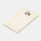 Wunderschöne Pferde im Western-Boho-Stil Post-it Klebezettel (angewinkelt)