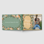 Wunderschöne Pfirsiche und buntes Foto-Poster Gästebuch (Voll)