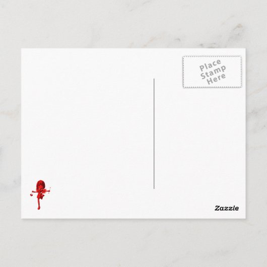 Wunderschöne Postkarte (Rückseite)