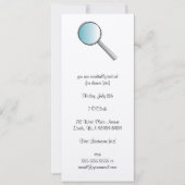 Wunderschöne private Ermittlungen Einladung (Vorderseite)