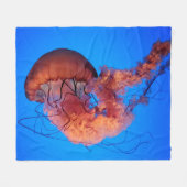 Wunderschöne Qualle Fleecedecke (Vorderseite (Horizontal))