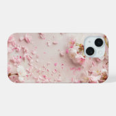 Wunderschöne rosa Kirschblüte iPhone 15 Hülle (Rückseite (Horizontal))