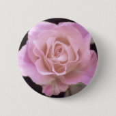 Wunderschöne Rosa Rose Button (Vorderseite)