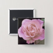 Wunderschöne Rosa Rose Button (Vorne & Hinten)
