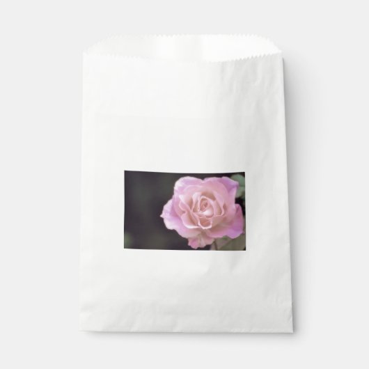 Wunderschöne Rosa Rose Geschenktütchen (Vorderseite)