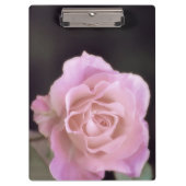 Wunderschöne Rosa Rose Klemmbrett (Vorderseite)