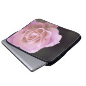 Wunderschöne Rosa Rose Laptopschutzhülle (Vorne Knopf)