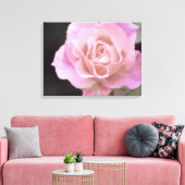 Wunderschöne Rosa Rose Leinwanddruck (Insitu (Wohnzimmer))