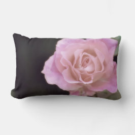 Wunderschöne Rosa Rose Lendenkissen