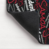 Wunderschöne Samoa Flag Farben Patriotisch Mousepad (Ecke)