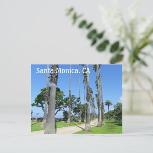 Wunderschöne Santa Monica Postcard! Postkarte (Stehend Vorderseite)