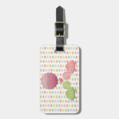 Wunderschöne Schildkröten in Liebe auf farbenfrohe Gepäckanhänger (Vorderseite vertikal)