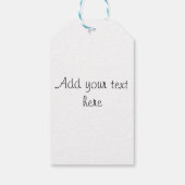 Wunderschöne schwarze Katze mit goldenem Herzen Geschenkanhänger (Rückseite)