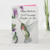 Wunderschöne Schwestertochter am Geburtstag von Hu Karte (Vorderseite)