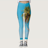 Wunderschöne Seascape Leggings (Vorderseite)