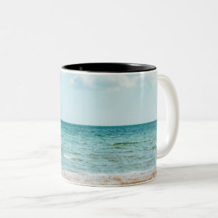 Wunderschöne Seascape Zweifarbige Tasse