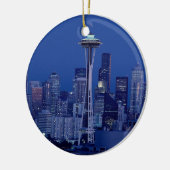 Wunderschöne Seattle Washington Downtown Keramik Ornament (Links)