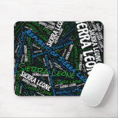 Wunderschöne Sierra Leone Flaggenfarben Patriotic Mousepad (Mit Mouse)