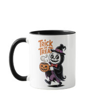 Wunderschöne Skelettwitz mit Niedlichem Halloween-