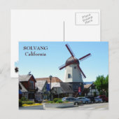 Wunderschöne Solvang-Ansichtskarte! Postkarte (Vorne/Hinten)