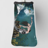 Wunderschöne SteampunkenMeerjungfrau Golf Headcover (Rotieren 90)