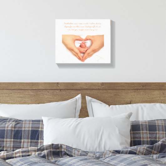 Wunderschöne Sternenkind Leinwand (Insitu (Schlafzimmer))