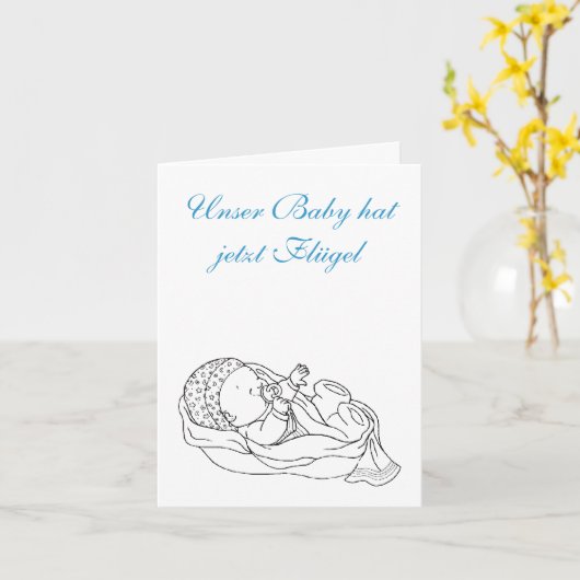 Wunderschöne Sternenkinder Karte (Gelbe Blume)