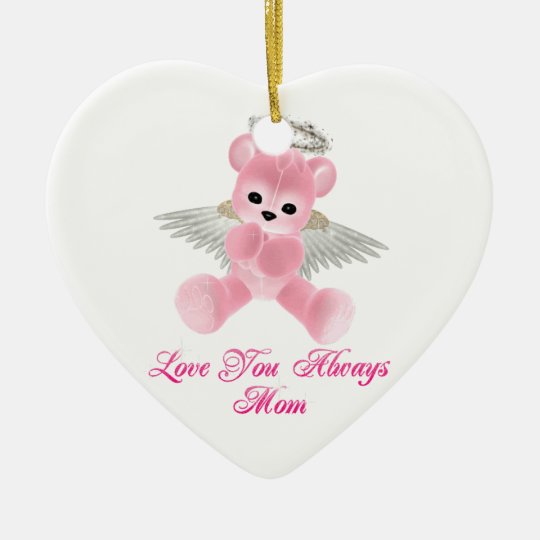 Wunderschöne Sternenkinderhängedeko Keramik Herz-Ornament