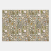 Wunderschöne Stickereifolien Geschenkpapier Set (Vorderseite 2)