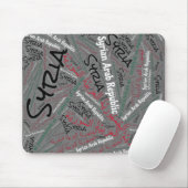 Wunderschöne Syrien Flag Farben Patriotic Mousepad (Mit Mouse)
